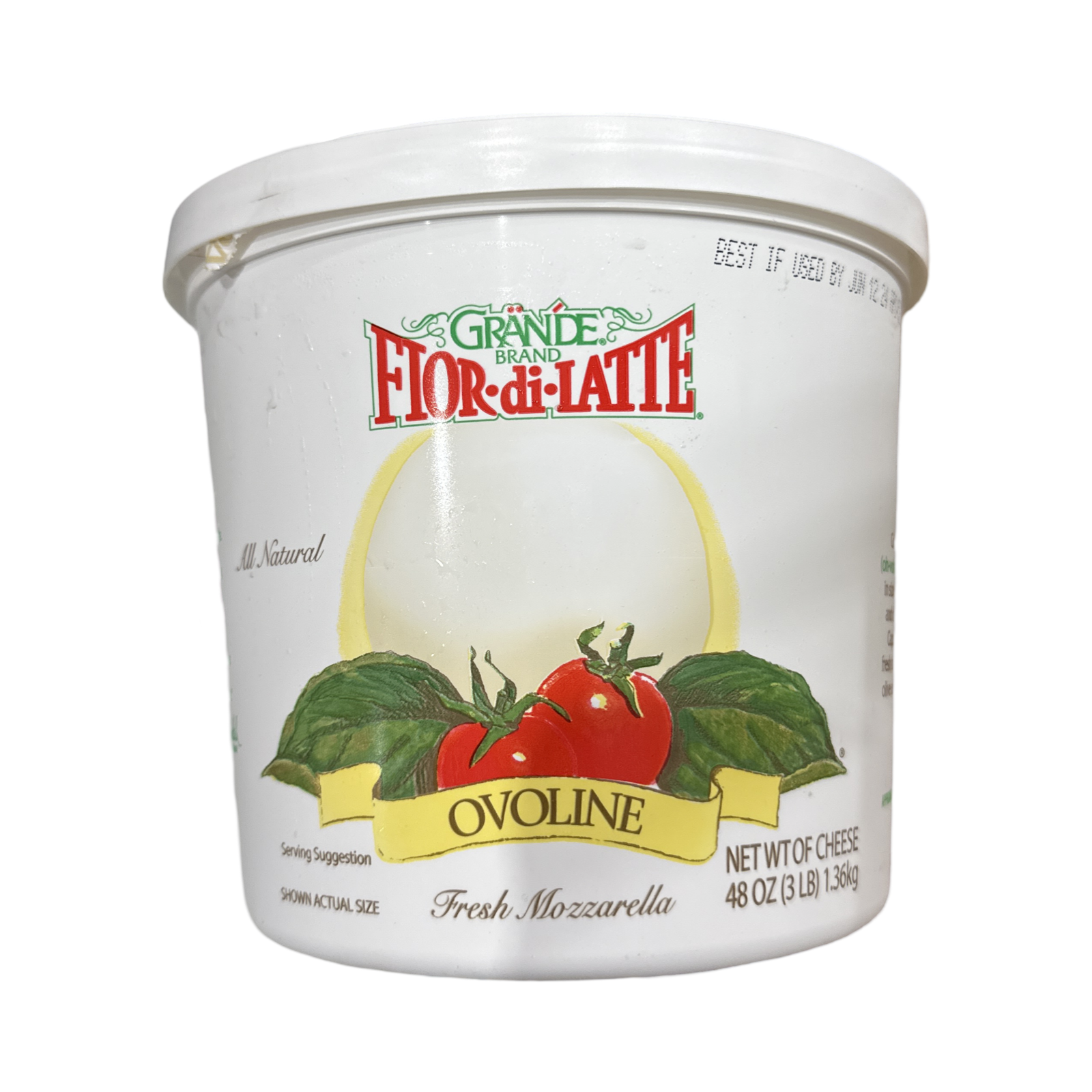 OVOLINE FRESH MOZZARELLA EGG-SIZE