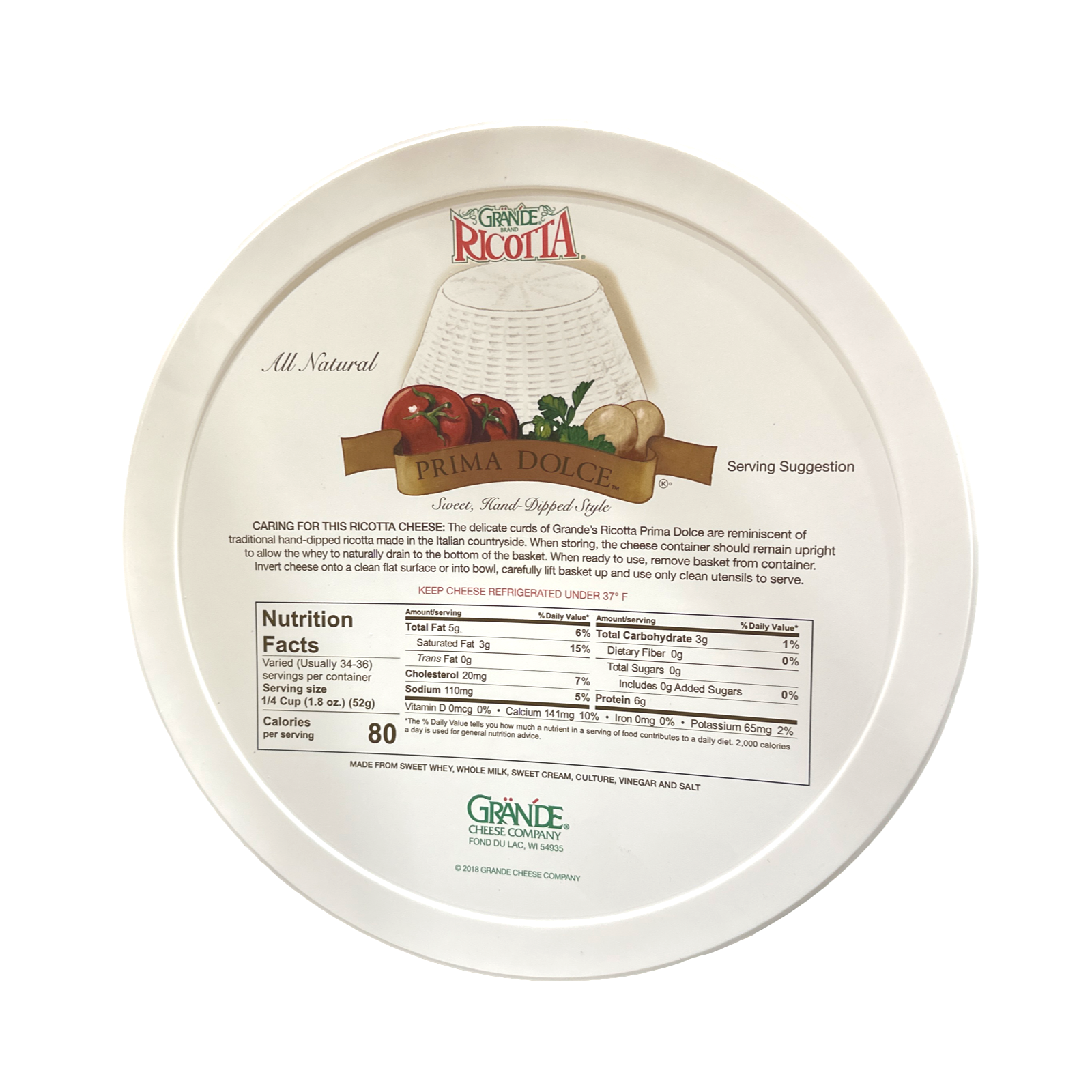 RICOTTA PRIMA DOLCE (CHURDY)