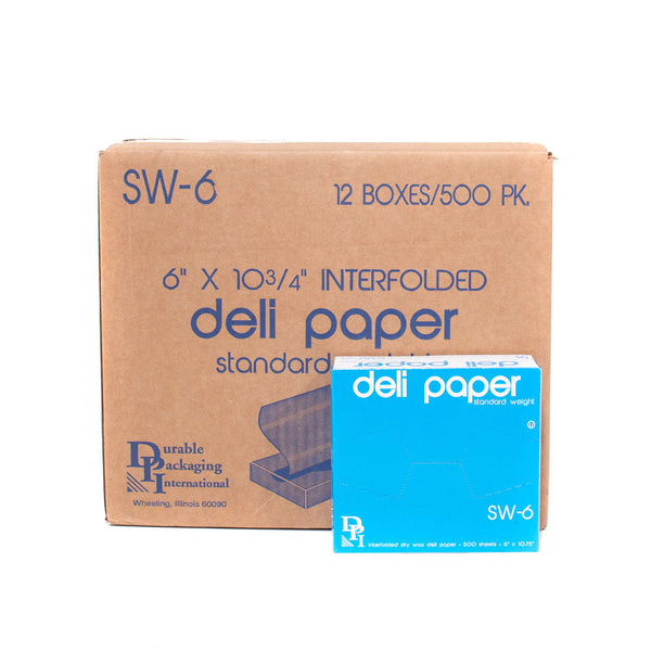 6x10 3/4 WAX PAPER