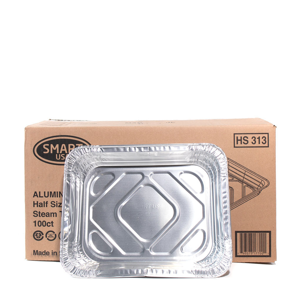HALF SIZE MEDIUM DEEP ALUMINUM TRAY