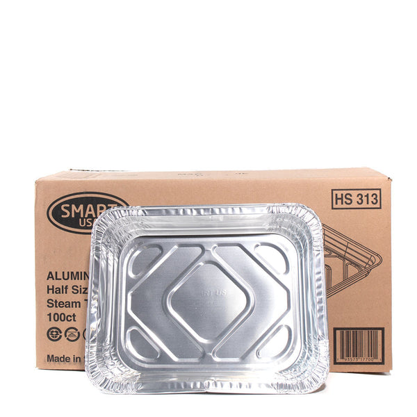 HALF SIZE MEDIUM DEEP ALUMINUM TRAY