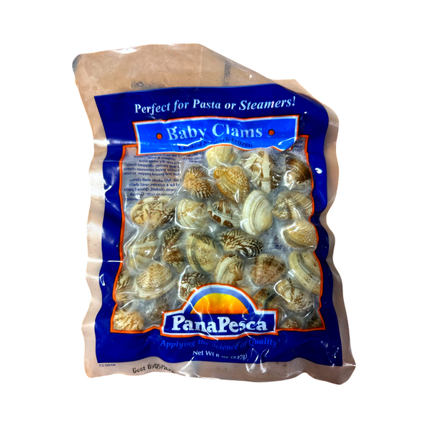 BABY CLAMS W/SHELL IQF 40/60 CT