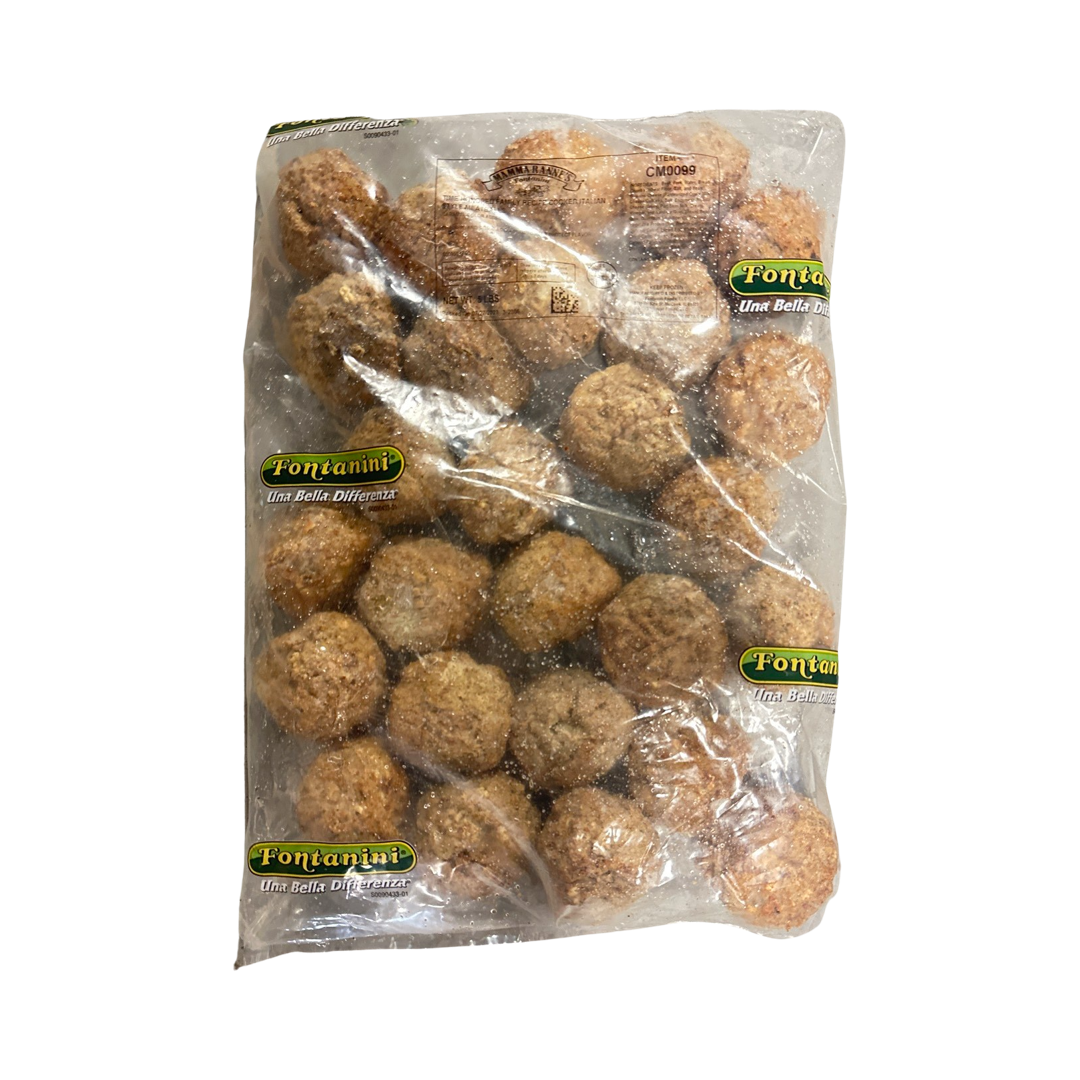 2OZ MEATBALL COOKED FONT. 80CT