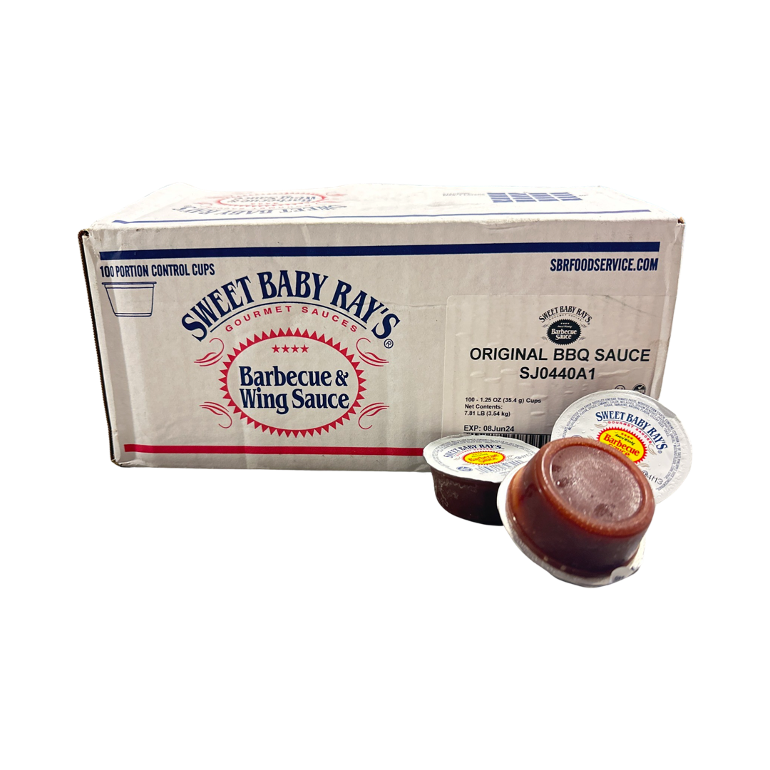 BABY RAYS ORIG.BARBEQUE CUPS #0440A