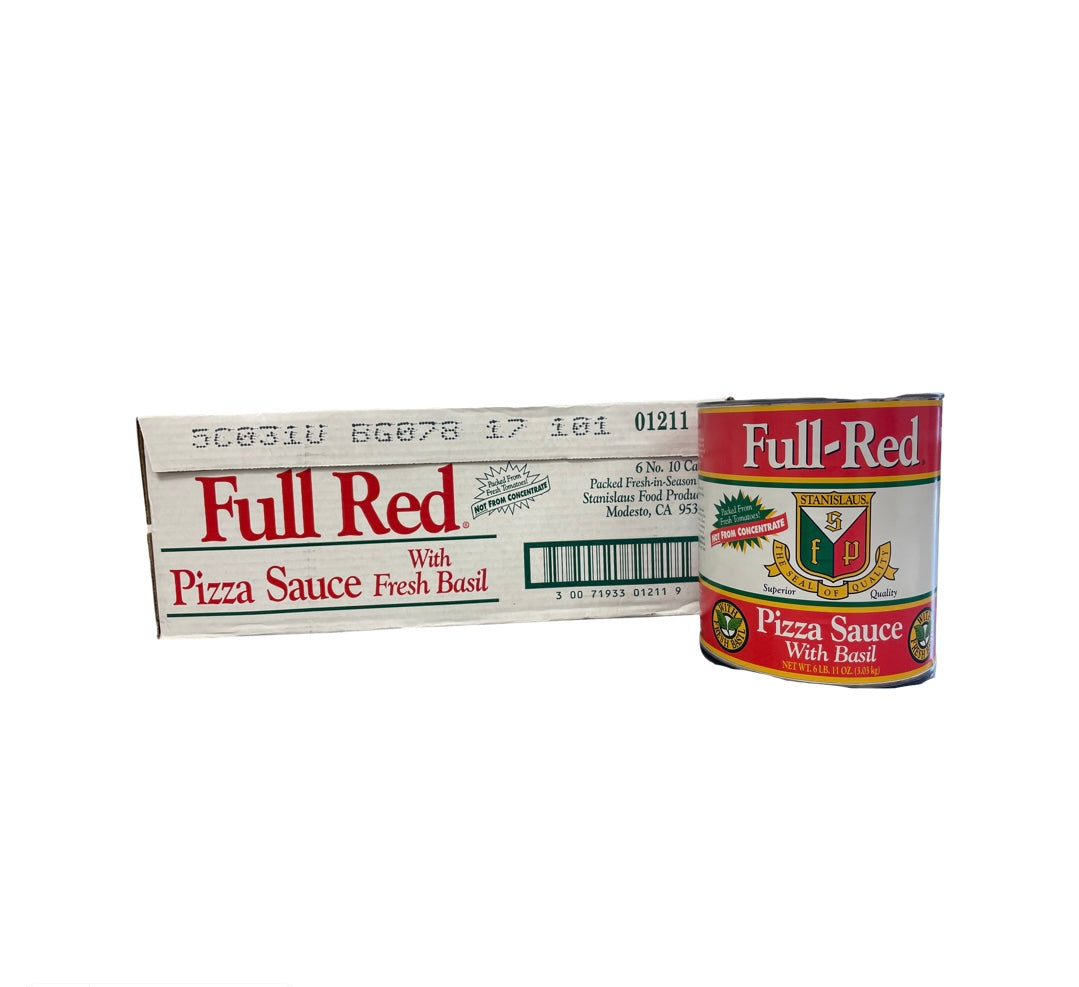 FULL RED PIZZA SAUCE( W/BASIL)