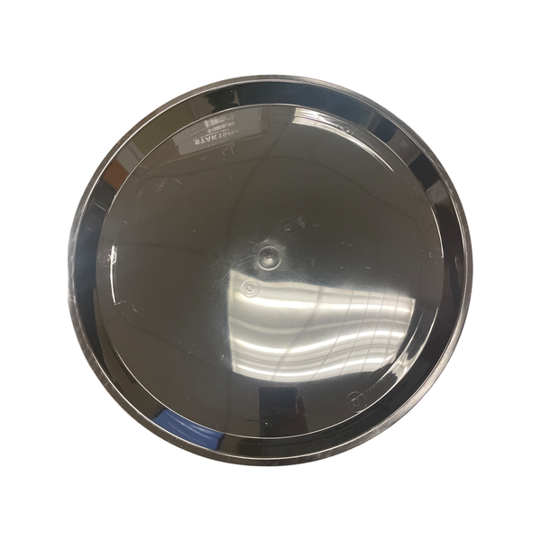 16'' ROUND PLATTER TRAY BLACK CATERING