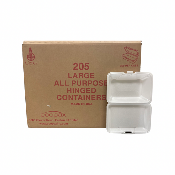 9X6 205 FOAM HINGED CONTAINER